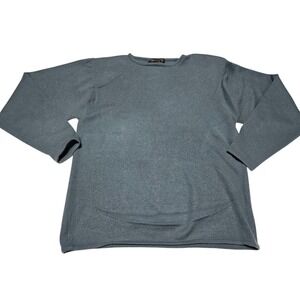 Country Shops Cashmere Sweater Blue Crew Neck Women's M